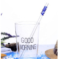 custom Borosilicate colored straws glass drinking straws